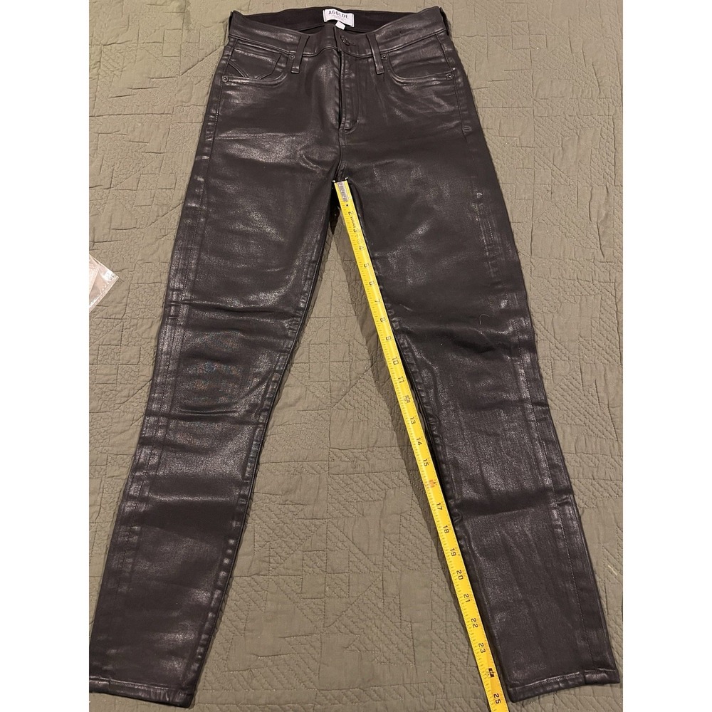 Agolde Women's Faux Leather‎ Pants Size 26